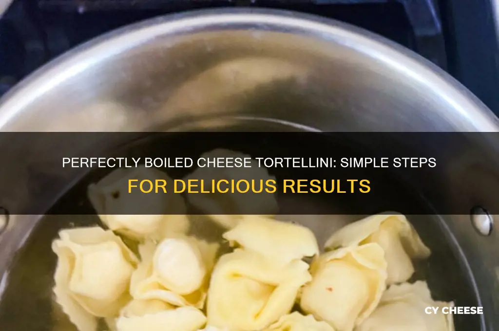 how to boil cheese tortellini