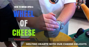 Mastering the Art of Cracking Open a Cheese Wheel