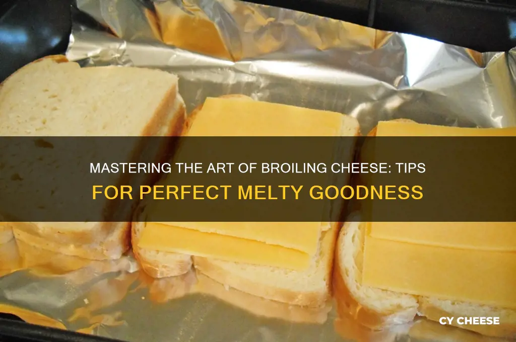 how to broil cheese