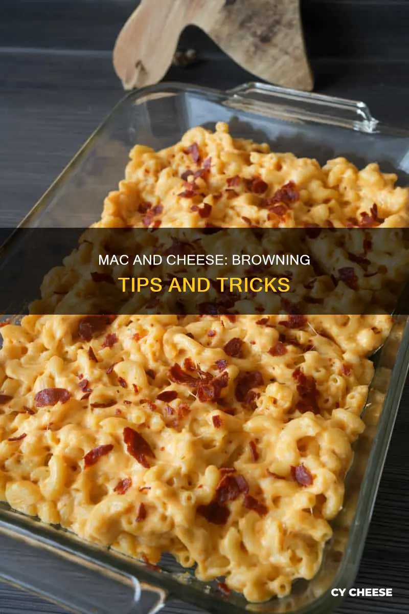 how to brown macaroni and cheese