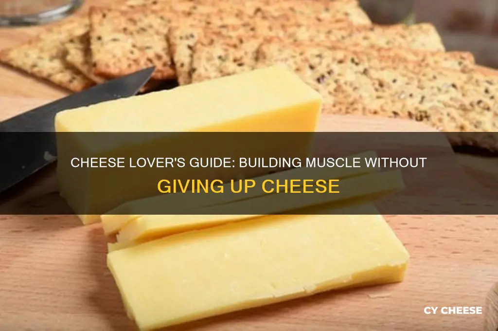 how to build muscle while being addicted to cheese