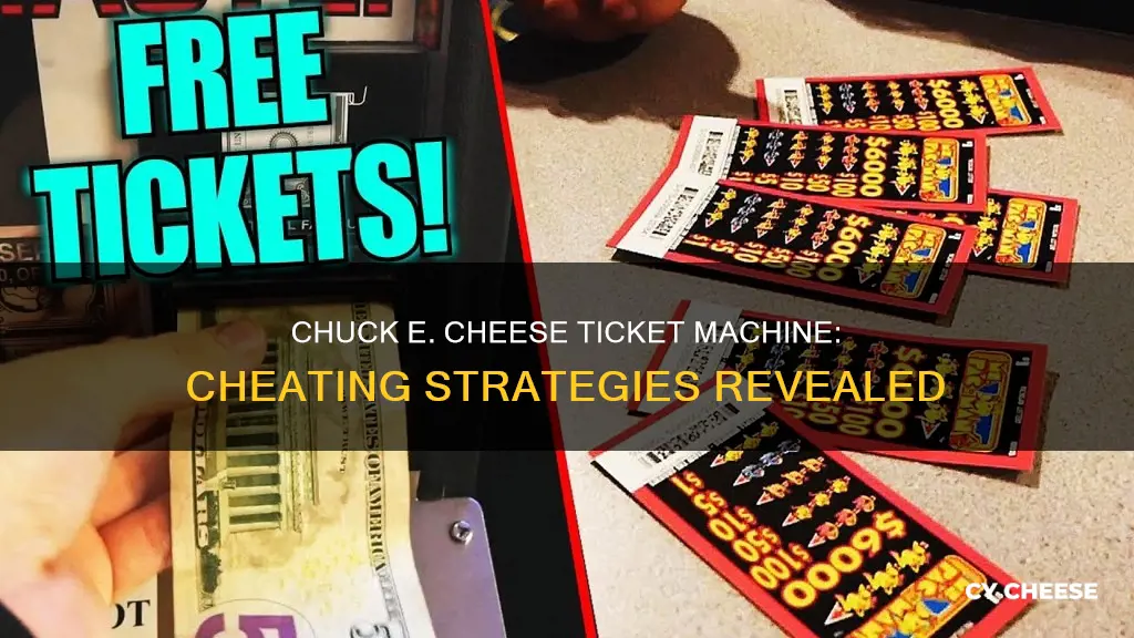 how to cheat chuck e cheese ticket machine