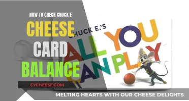 Checking Your Chuck E. Cheese Card Balance: A Quick Guide