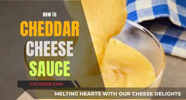 Master the Art of Cheddar Cheese Sauce: A Simple Guide