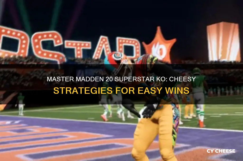how to cheese at madden 20 superstar ko