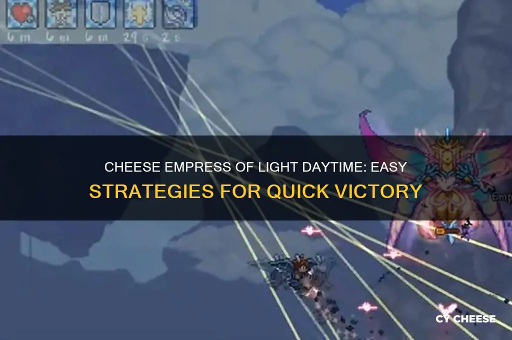 how to cheese empress of light during the day