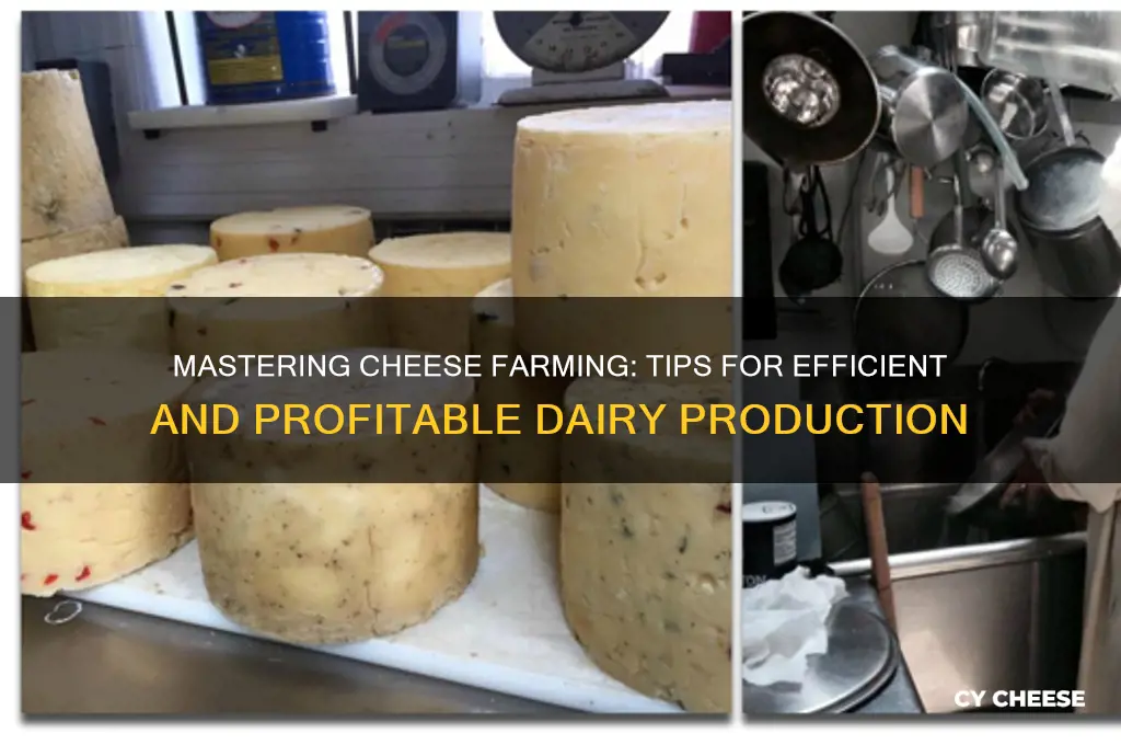 how to cheese farm