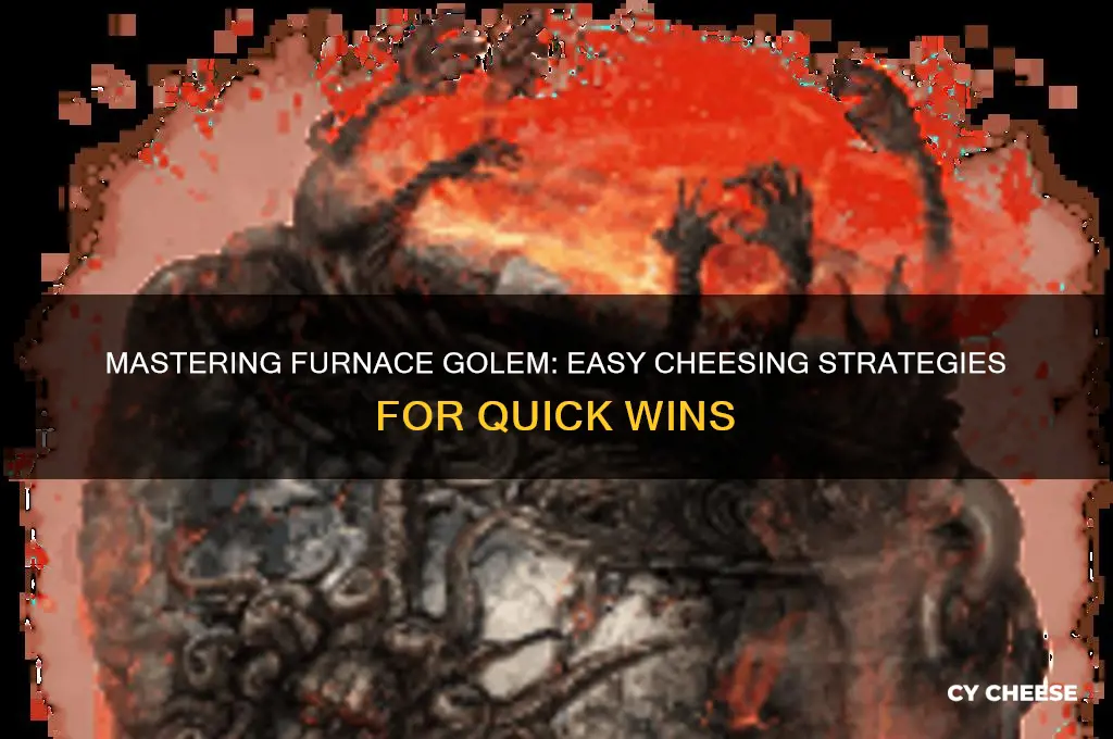 how to cheese furnace golem