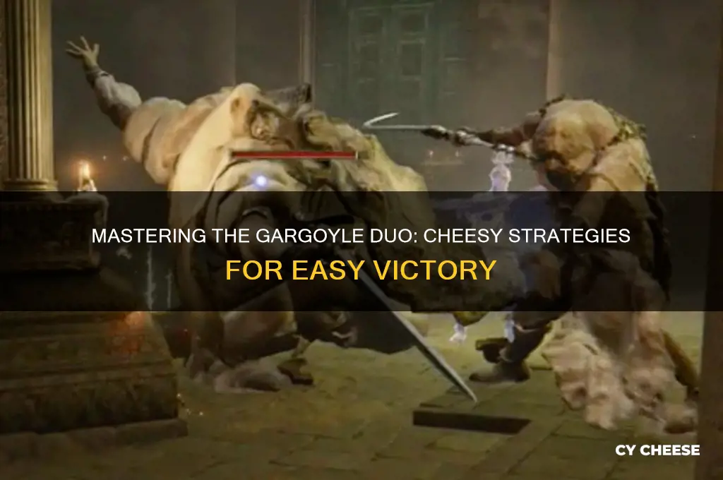 how to cheese gargoyle duo