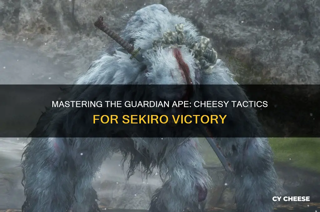 how to cheese guardian ape