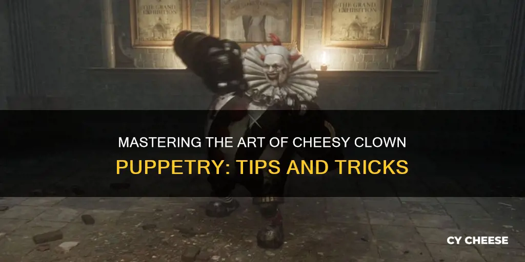 how to cheese mad clown puppet