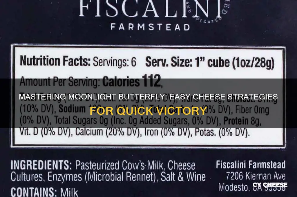 how to cheese moonlight butterfly