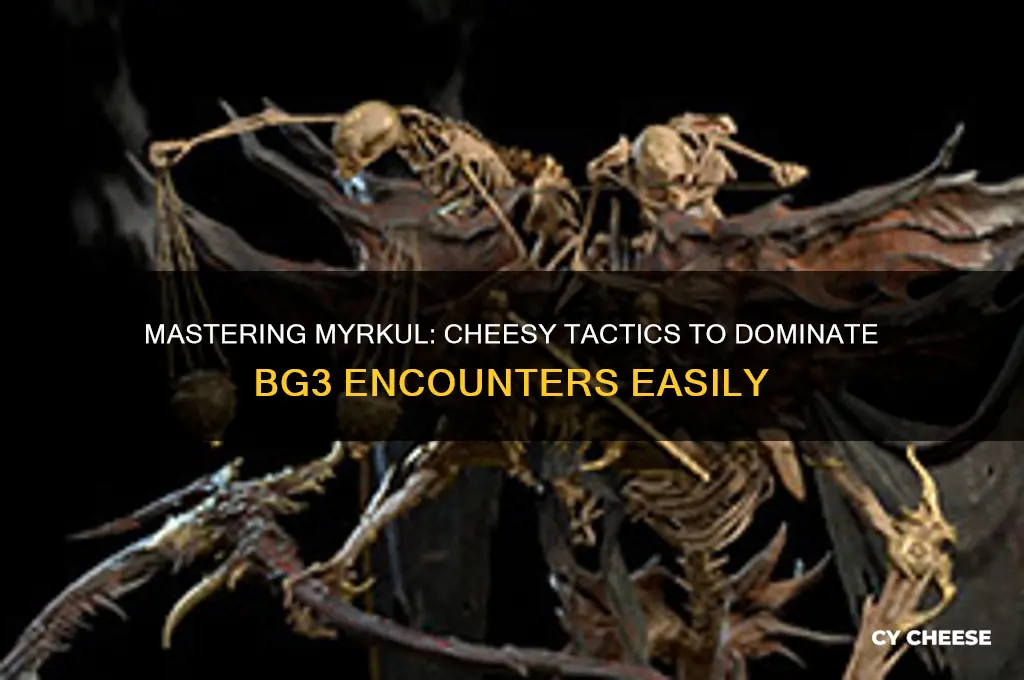 how to cheese myrkul bg3