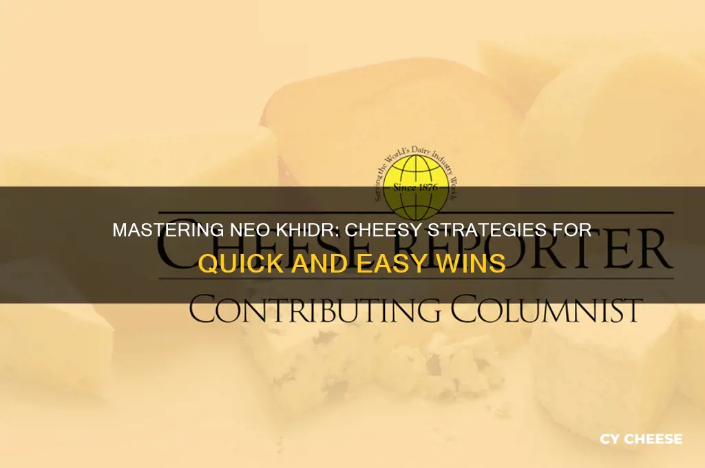 how to cheese neo khidr