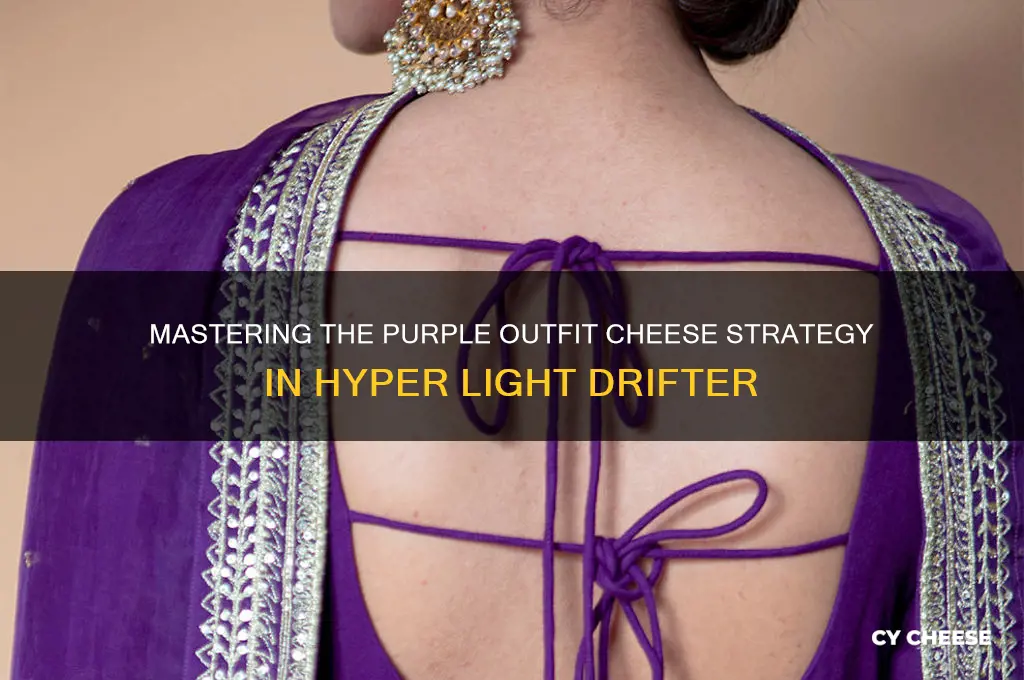 how to cheese purple outfit hyper light drifter