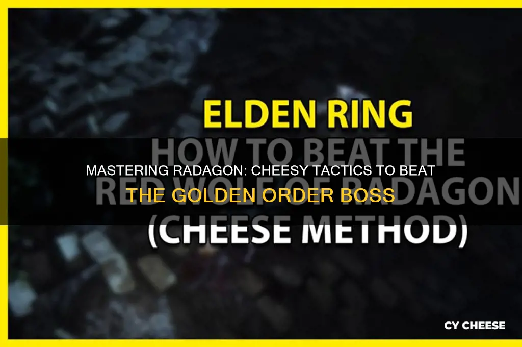 how to cheese radagon of the golden order