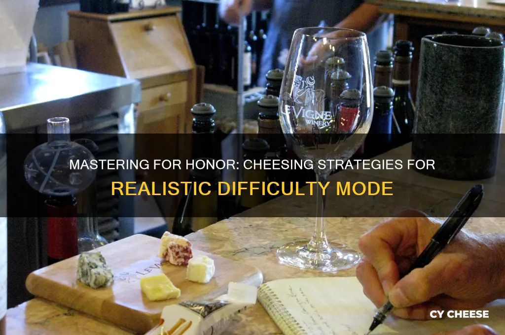 how to cheese realistic difficulty in for honor