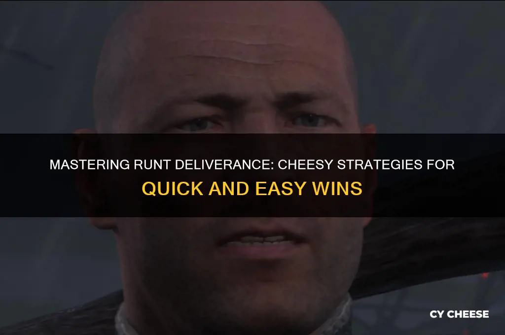how to cheese runt deliverance