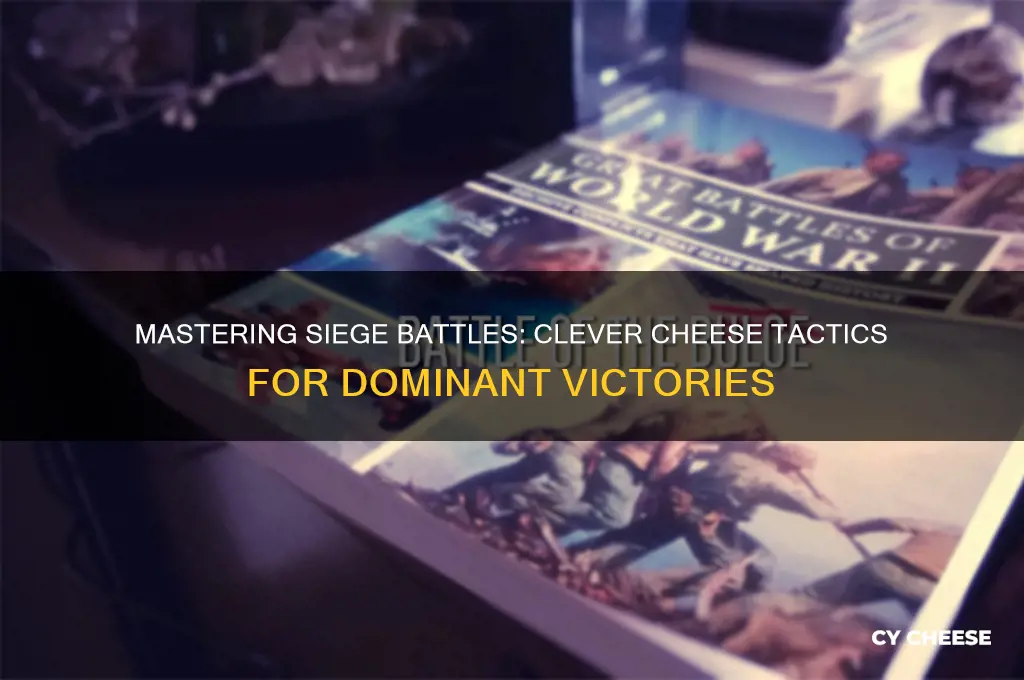 how to cheese siege battles