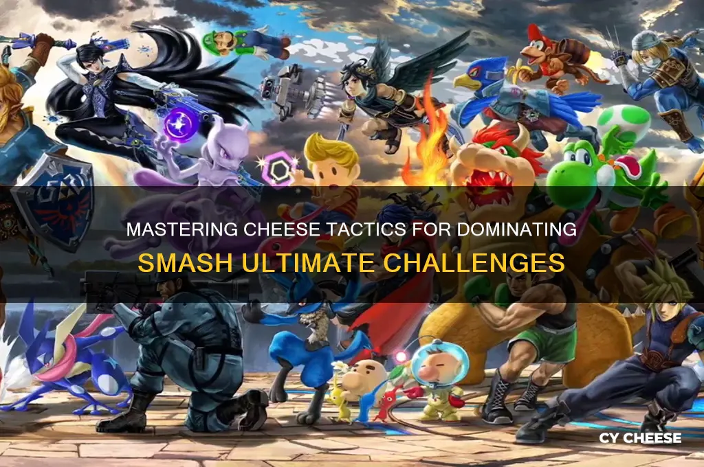 how to cheese smash challenges on smash ultimat