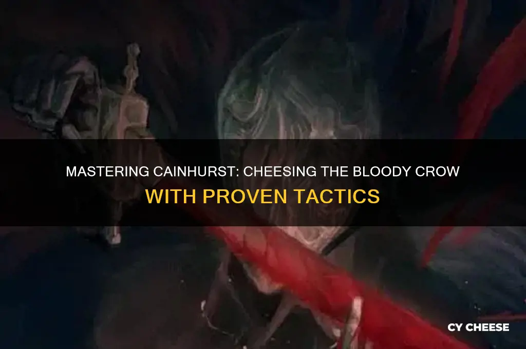 how to cheese the bloody crow of cainhurst