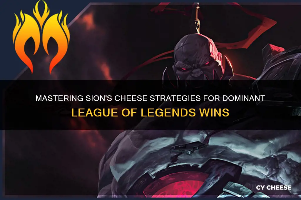 how to cheese with sion
