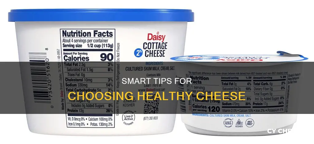 how to choose healthy cheese