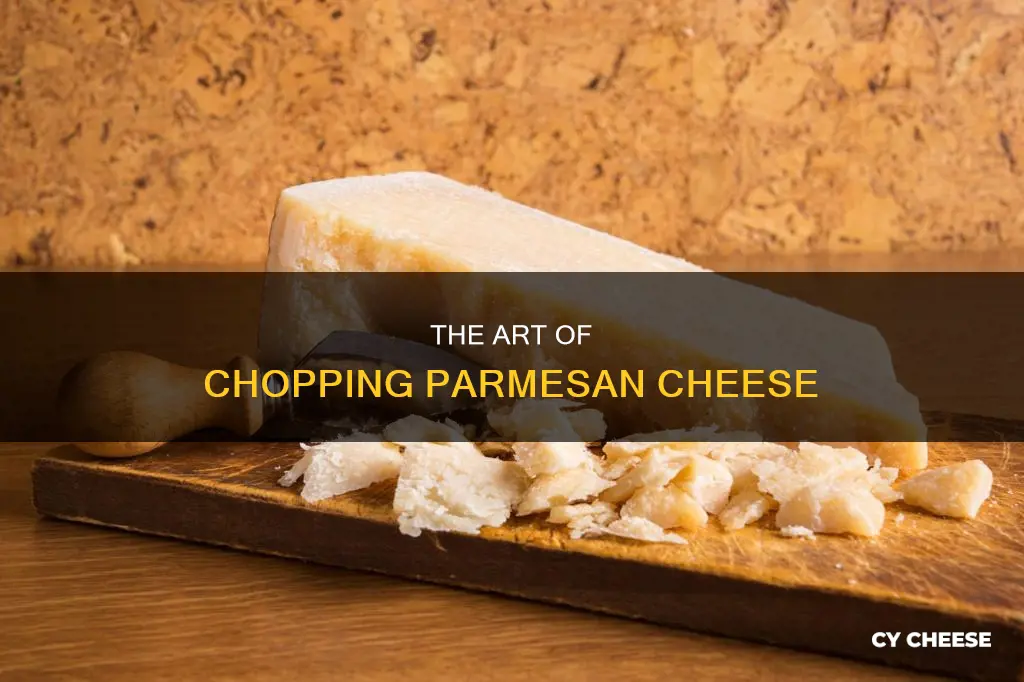 how to chop parmesan cheese