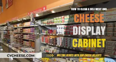 Effective Cleaning Tips for Deli Meat and Cheese Display Cabinets