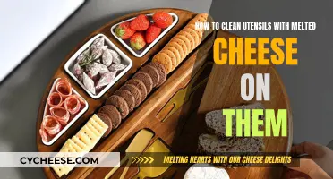 Effective Ways to Clean Utensils with Melted Cheese