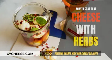 Coating Goat Cheese with Herbs: A Simple, Flavorful Guide