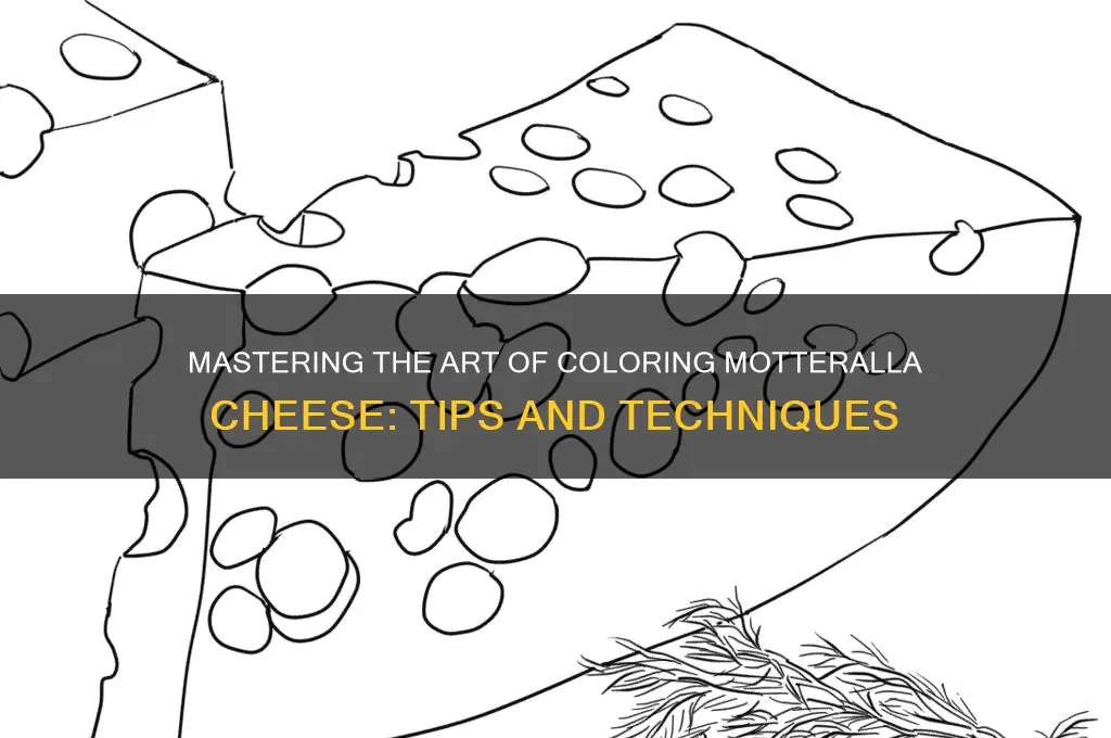 how to color motteralla cheese