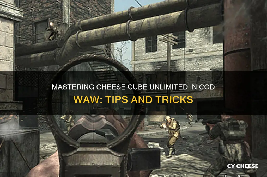 how to complete cheese cube unlimited cod waw