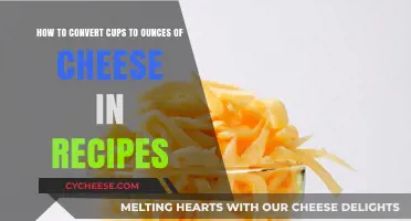 Converting Cups to Ounces: Easy Cheese Measurement