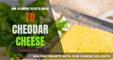 Velveta to Cheddar: A Simple, Tasty Transformation Guide