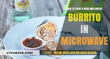 Quick Bean Burrito: Microwave Magic