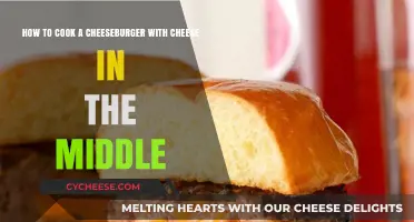 Cooking Cheeseburger with Cheese: A Melty Center Surprise