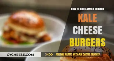 Delicious Chicken Kale Cheese Burgers: Amylu's Recipe