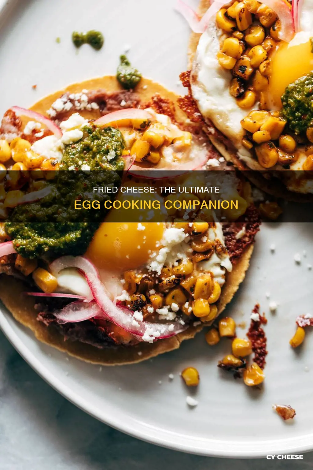 how to cook an egg on fried cheese