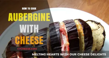 Cheesy Aubergine Delight: The Perfect Combination
