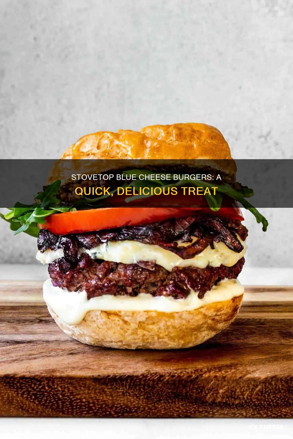 how to cook blue cheese burgers on stove