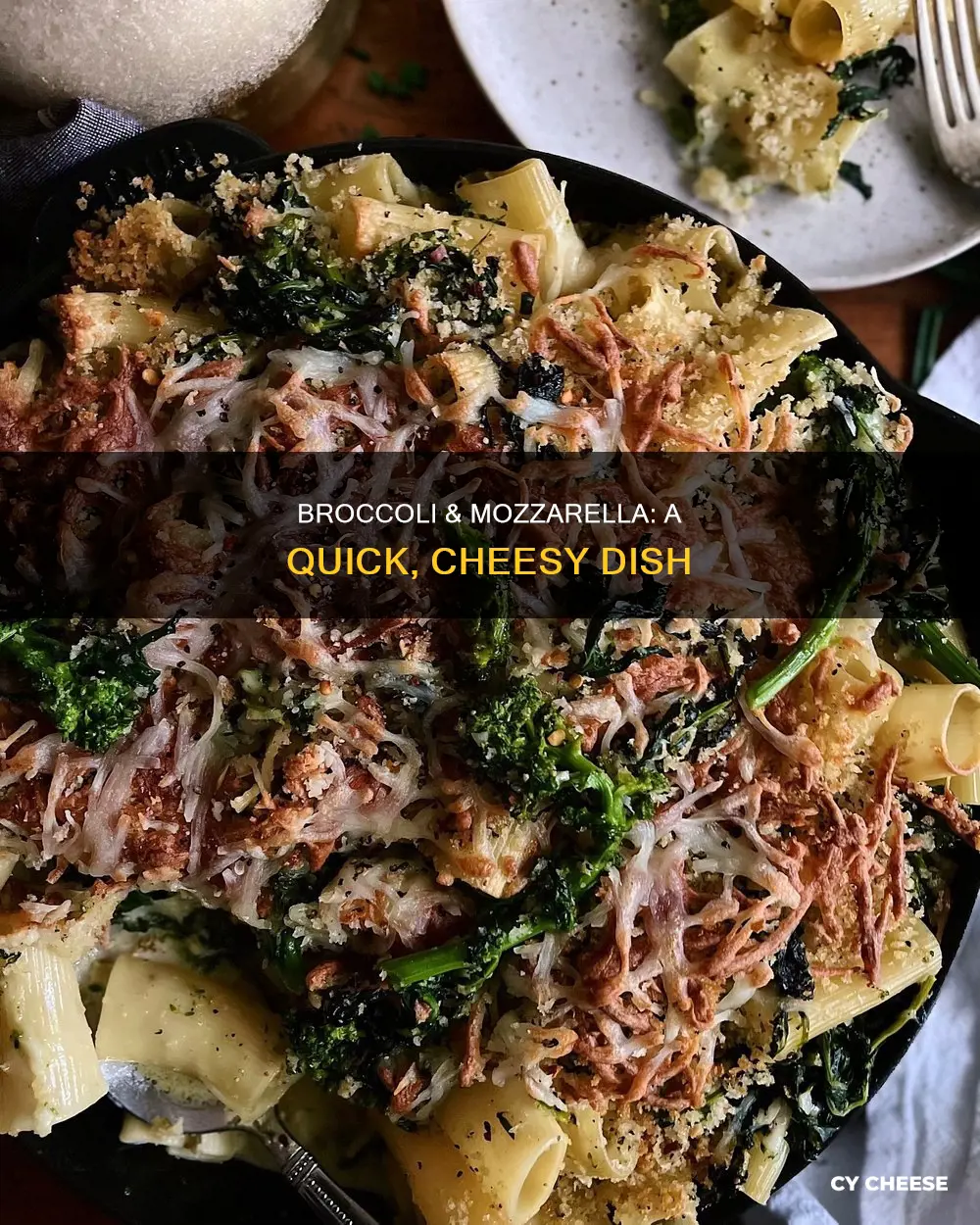 how to cook broccoli with mozzarella cheese