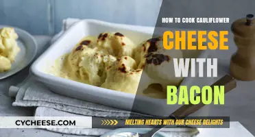 Cauliflower, Cheese, and Bacon: A Tasty Trio