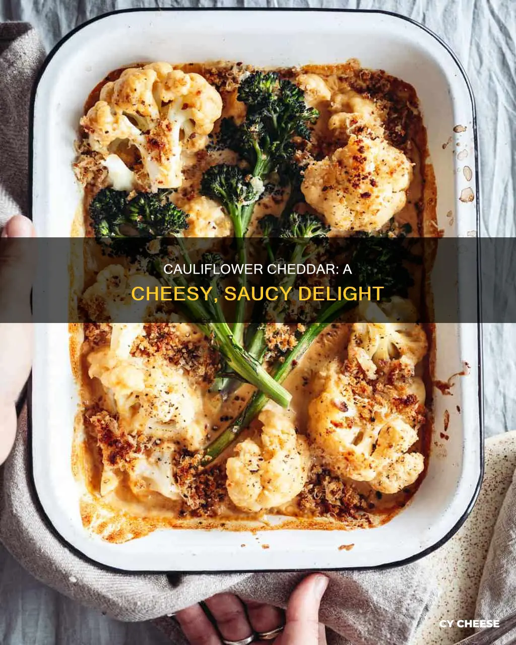 how to cook cauliflower with cheddar cheese sauce