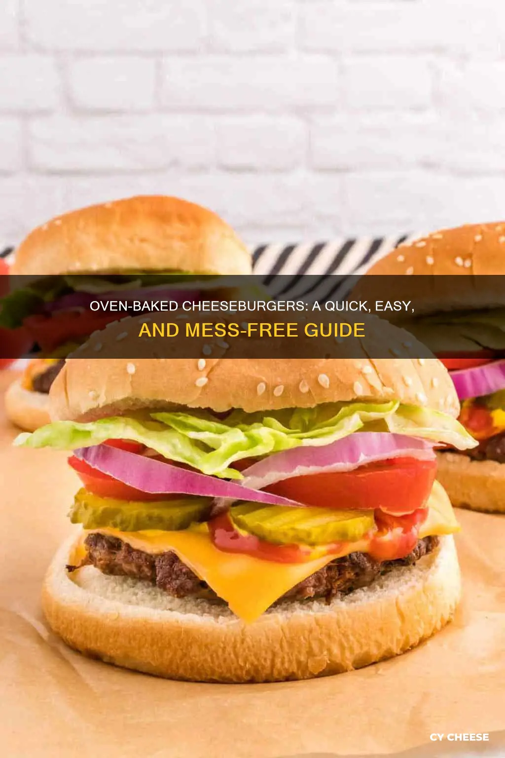 how to cook cheese burgers in the oven