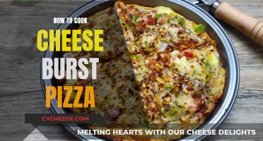 Cooking Cheesy Bliss: The Perfect Cheese Burst Pizza