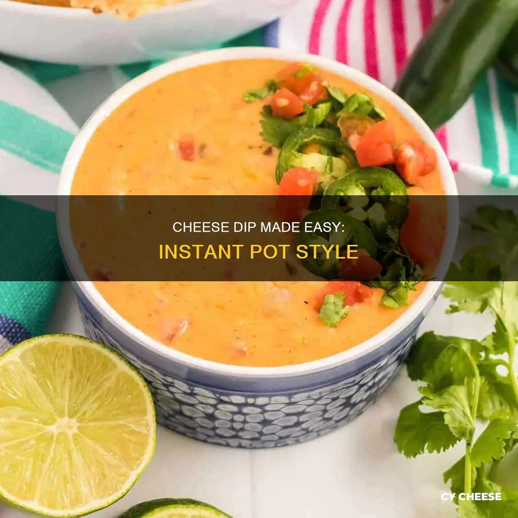 how to cook cheese dip in instant pot