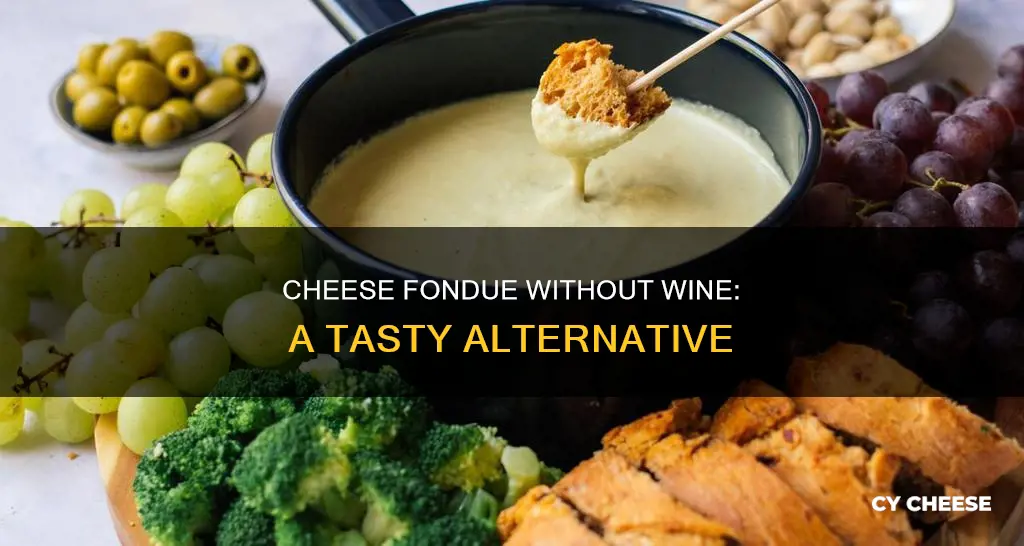 how to cook cheese fondue without wine