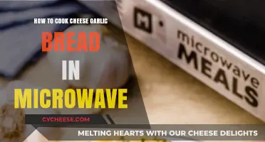 Quick Cheesy Garlic Bread: Microwave Magic