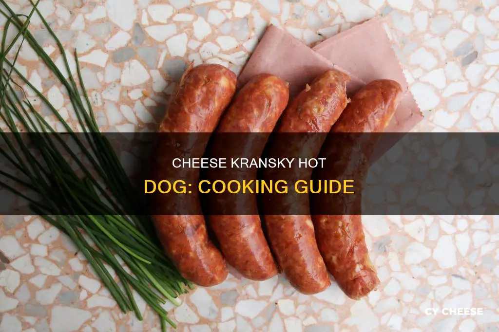 how to cook cheese kransky hot dog
